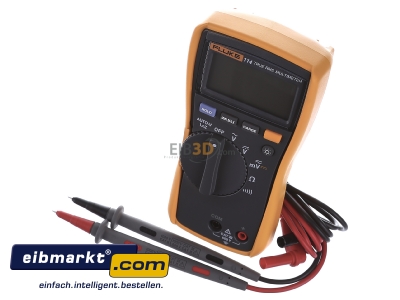 View up front Fluke Fluke 114 digital multi meter
