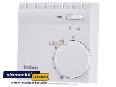 Frontansicht Theben RAM 704 AP-Raumthermostat 3-/4-Leiter,1ffner 