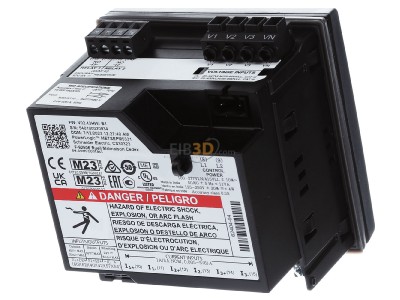 Ansicht hinten Schneider Electric METSEPM5331 Messgert Modbus,2E/4A MID 