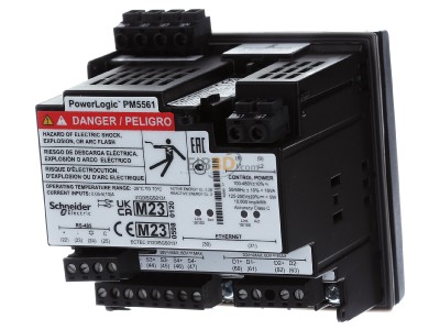 Back view Schneider Electric METSEPM5561 Transformer kilowatt-hour meter 5A 
