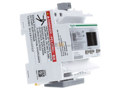 View on the left Schneider Electric A9MEM3235 Transformer kilowatt-hour meter 5A 
