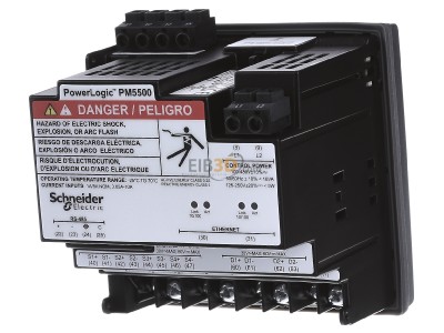 Back view Schneider Electric METSEPM5560 Transformer kilowatt-hour meter 10A 
