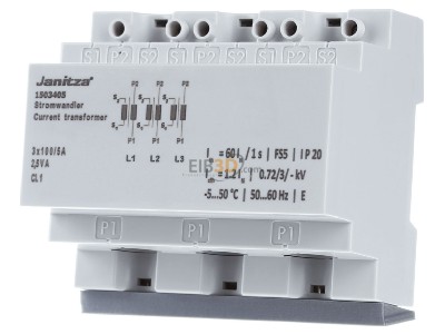 Front view Janitza ASRD14 100#1503405 Current transformer 100/5A ASRD14 1001503405
