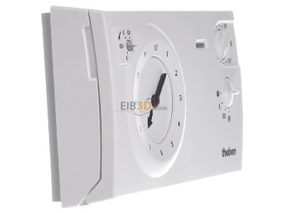 View on the left Theben RAM 725 Room clock thermostat 
