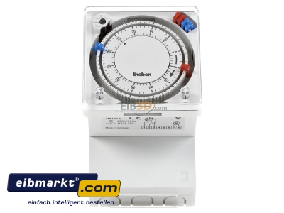 Front view Analogue time switch 230VAC TM 179h Theben TM 179h
