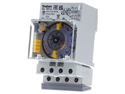 Front view Theben SUL 188hw Analogue time switch 230VAC 
