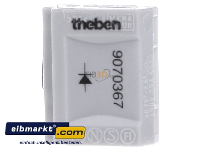 Front view Theben 9070367 (VE2) Accessory for time switch
