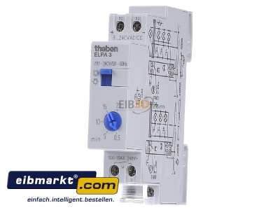 Front view Theben ELPA 3 Staircase lighting timer 0,5...20min - 
