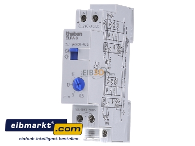 Frontansicht Theben ELPA 3 Treppenlicht-Zeitschalter 1S, 0,5-20min 