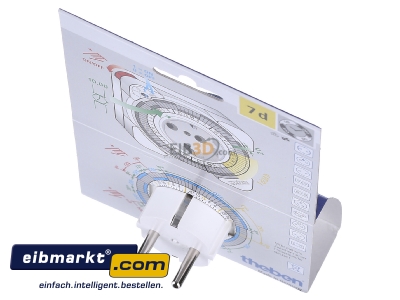 Ansicht oben hinten Theben TIMER 27 ws Zeitprogrammstecker 