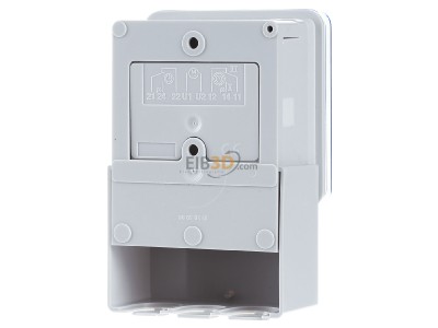 Back view Legrand Bticino MaxiRexQT/49754 Analogue time switch 230VAC 
