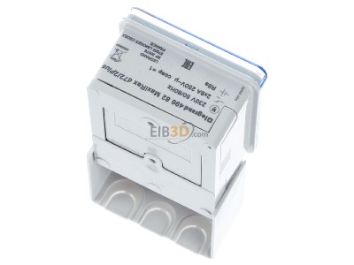 Top rear view Legrand Bticino MaxiD72/2 49682 Digital time switch 230VAC 
