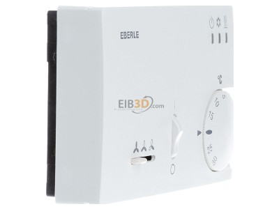 Ansicht links Eberle KLR-E 52552 4p Klimaregler 5-30C, AC230V 