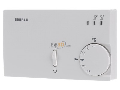 Frontansicht Eberle RTR-E 525 50 Raumregler 5-30C, AC230V 