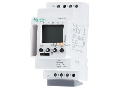 Front view Schneider Electric CCT15551 Digital time switch 230VAC 
