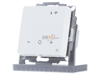 Frontansicht Eberle UTE 3500RAL9010-G-55 UP-Thermostat Smart Home fhig 