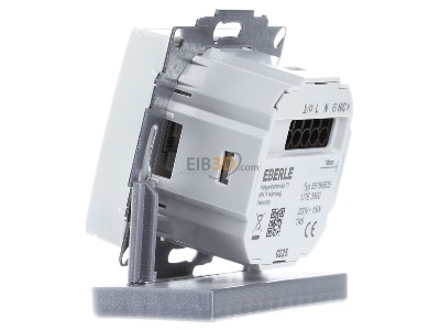 Ansicht rechts Eberle UTE 3500RAL9010-G-55 UP-Thermostat Smart Home fhig 