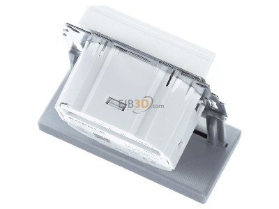 Ansicht oben hinten Eberle UTE 3500RAL9010-G-55 UP-Thermostat Smart Home fhig 