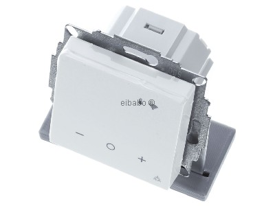 Ansicht oben vorne Eberle UTE3800U-RAL9010-G55 UP-Thermostat Smart Home fhig 