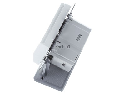 Ansicht oben rechts Eberle UTE3800U-RAL9010-G55 UP-Thermostat Smart Home fhig 