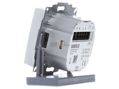 Ansicht rechts Eberle UTE3800U-RAL9016-G55 UP-Thermostat Smart Home fhig 