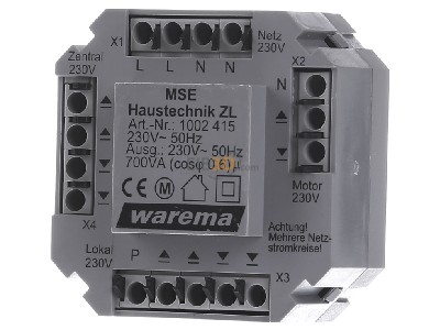 Frontansicht Warema 1002415 MSE Haustechnik ZL UP 