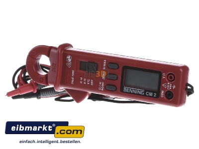 Front view Benning 044035 digital clamp meter 0,01...300A
