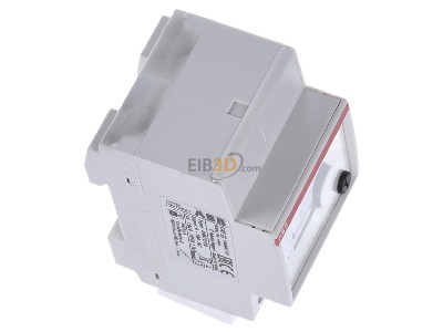 View top left ABB AMT1-10 Ampere meter for installation 0...10A 
