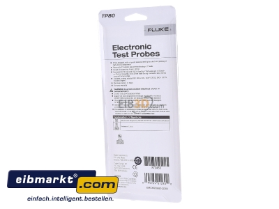 Back view Fluke TP80 Accessories for measuring instrument - 
