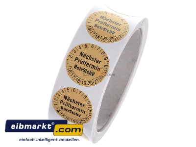 Ansicht oben vorne Fluke 2145963 Prfetiketten 30mm 1239 (VE250)