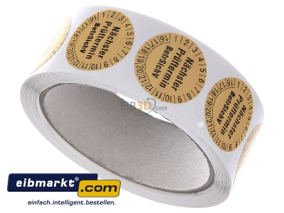 Ansicht oben rechts Fluke 2145963 Prfetiketten 30mm 1239 (VE250)