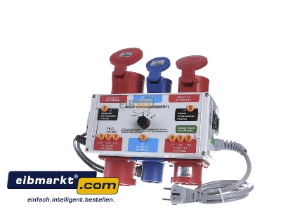 Frontansicht Fluke 1343 Drehstromadapter VLP5 