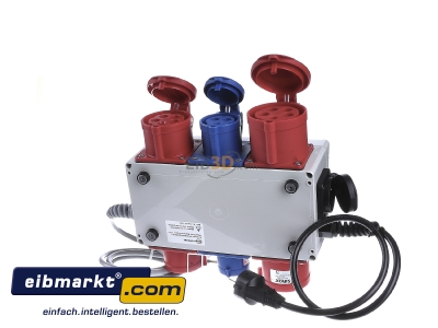Ansicht hinten Fluke 1343 Drehstromadapter VLP5 