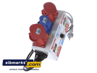 Ansicht oben links Fluke 1343 Drehstromadapter VLP5 
