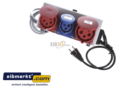 Ansicht oben hinten Fluke 1343 Drehstromadapter VLP5 