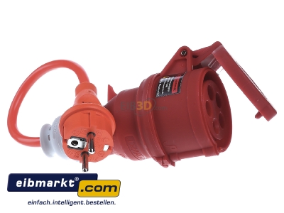 Ansicht links Fluke 1240 Drehstromadapter 16A 