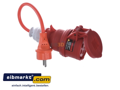 Ansicht oben links Fluke 1240 Drehstromadapter 16A 