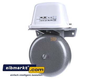 Front view Grothe LTW 742 12V AC Alarm signal 105dB 12VAC - 
