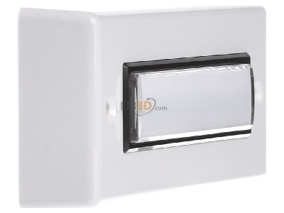 View on the left Grothe ETA 631 WS Doorbell panel 1-button 
