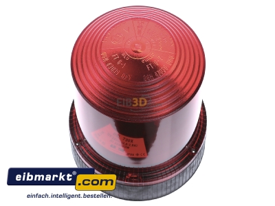 View up front Grothe DSL 7302 Flashing alarm luminaire red 24VDC
