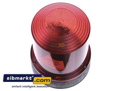 View up front Grothe DSL 7302 Flashing alarm luminaire red 24VDC

