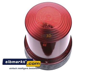 Top rear view Grothe DSL 7302 Flashing alarm luminaire red 24VDC
