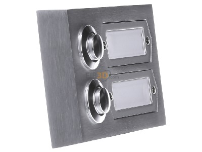View on the left Grothe ETA 502 GA Door bell push button surface mounted 
