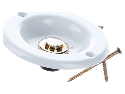 Ansicht oben hinten Grothe KS 2074 WS Kontaktschale rund MS wei� lackiert, UP 