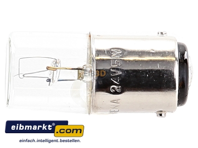 Ansicht oben vorne Grothe KSZ 8596 Glhlampe 24V 5W 