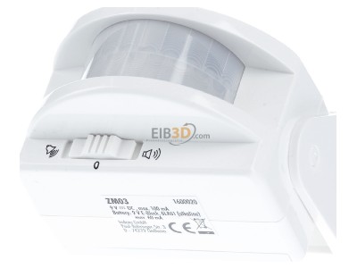 Frontansicht Indexa ZM 03 PIR-Bewegungsmelder 10m x 100 Grad 
