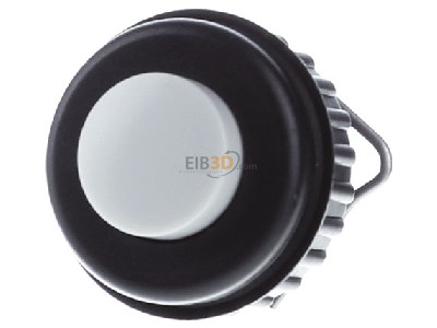 Frontansicht Grothe PROTACT 380 KS Klingeltaster rund 11,5mm Knopf ws-gr,H�lse sw 