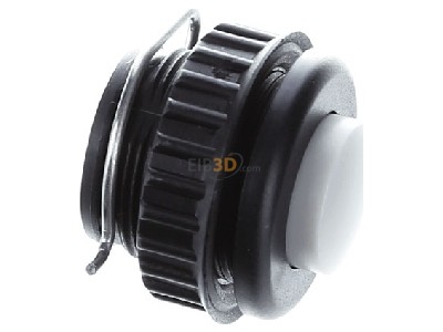 Ansicht oben links Grothe PROTACT 380 KS Klingeltaster rund 11,5mm Knopf ws-gr,H�lse sw 