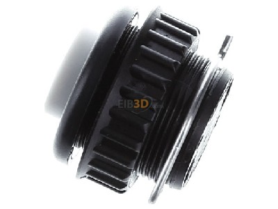 Ansicht oben rechts Grothe PROTACT 380 KS Klingeltaster rund 11,5mm Knopf ws-gr,H�lse sw 