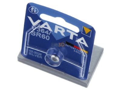 View up front Varta V 364 Bli.1 Battery Button cell 17mAh 1,55V 
